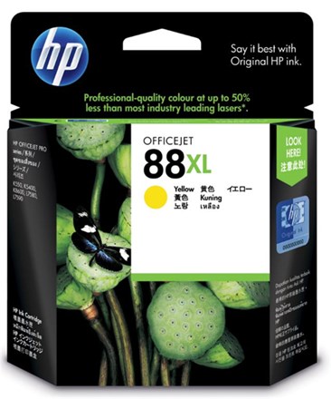 HP 88XL Yellow High Yield Ink Cartridge - NZDEPOT