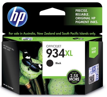 HP 934XL Black High Yield Ink Cartridge - NZDEPOT