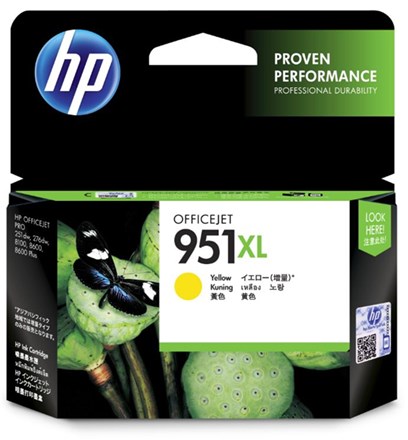 HP 951XL Yellow High Yield Ink Cartridge - NZDEPOT