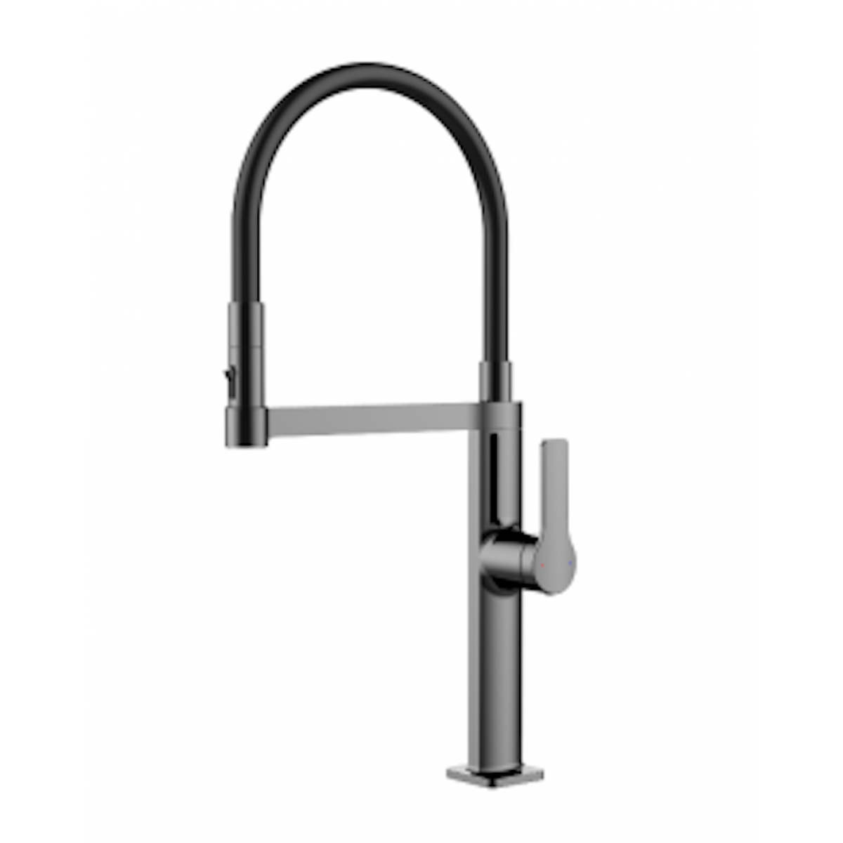 Kitchen Sink Mixer - Round Series 47004 Grey