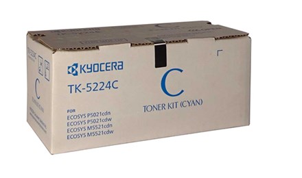 Kyocera TK-5224C Value Cyan Toner - NZDEPOT