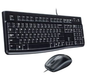 Logitech MK120 USB Wired Keyboard and Mouse NZ DEPOT