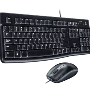 Logitech MK120 USB Wired Keyboard and Mouse - NZDEPOT