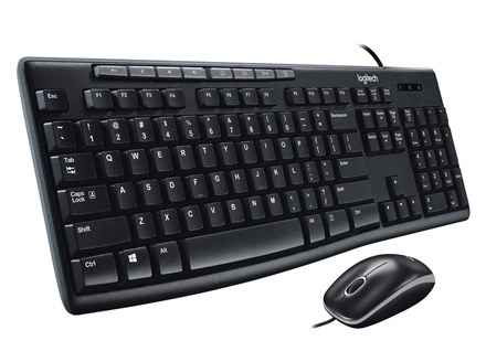 Logitech MK200 Wired USB Keyboard and Mouse - NZDEPOT