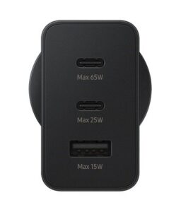 Samsung Charging 65W Power Adapter Trio Black NZ DEPOT