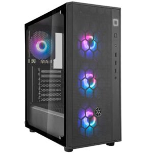 SilverStone Fara R1 Pro v2 ATX Black Mid Tower Case ARGB - NZDEPOT