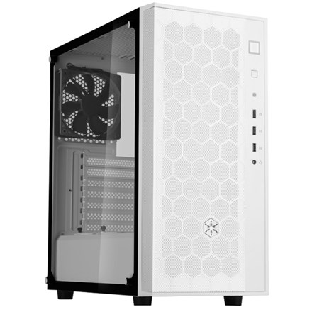 SilverStone Fara R1 v2 ATX White Mid Tower Case - NZDEPOT