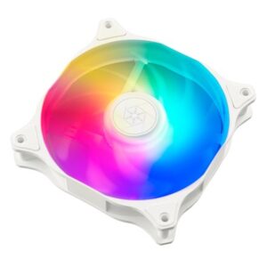 Silverstone Air Blazer 120R ARGB 120mm White fan - NZDEPOT