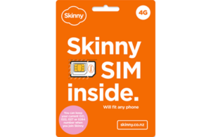 Skinny 4G SIM Card NZ DEPOT