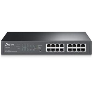 TP Link SG1016PE 16 Port Gigabit Switch Easy Smart Rack Mount 8x PoE NZ DEPOT