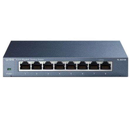 TP-Link SG108 8 Port Gigabit Switch Steel Case - NZDEPOT