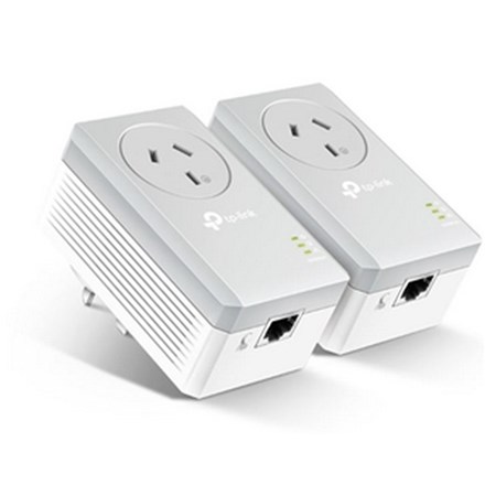 TP-Link TL-PA4010PKIT AV600 Powerline Kit with Dual Pass Through - NZDEPOT