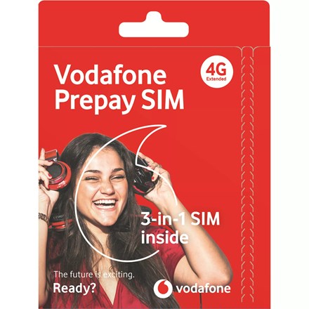 Vodafone 4G Prepay 3-In-1 Sim Card - Nzdepot