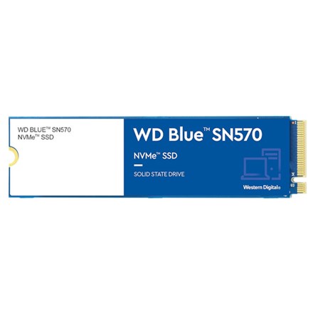 WD Blue 500GB SN570 PCIE M.2 2280 3D NVMe SSD - NZDEPOT