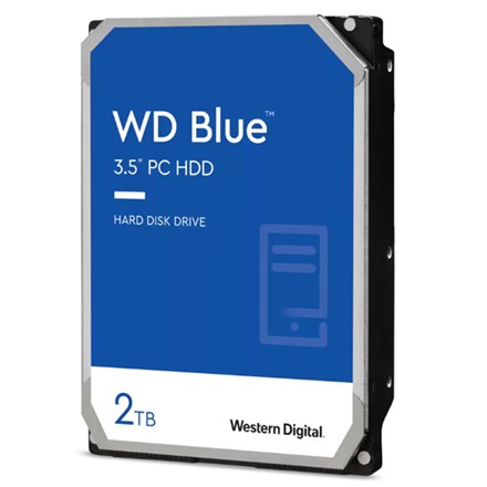 WD Blue SATA 3.5" 7200RPM 256MB 2TB HDD 2Yr Wty - NZDEPOT