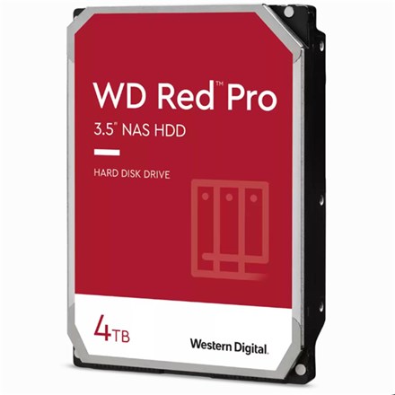 WD Red Pro SATA 3.5" 7200RPM 256MB 4TB NAS HDD  5Yr Wty - NZDEPOT