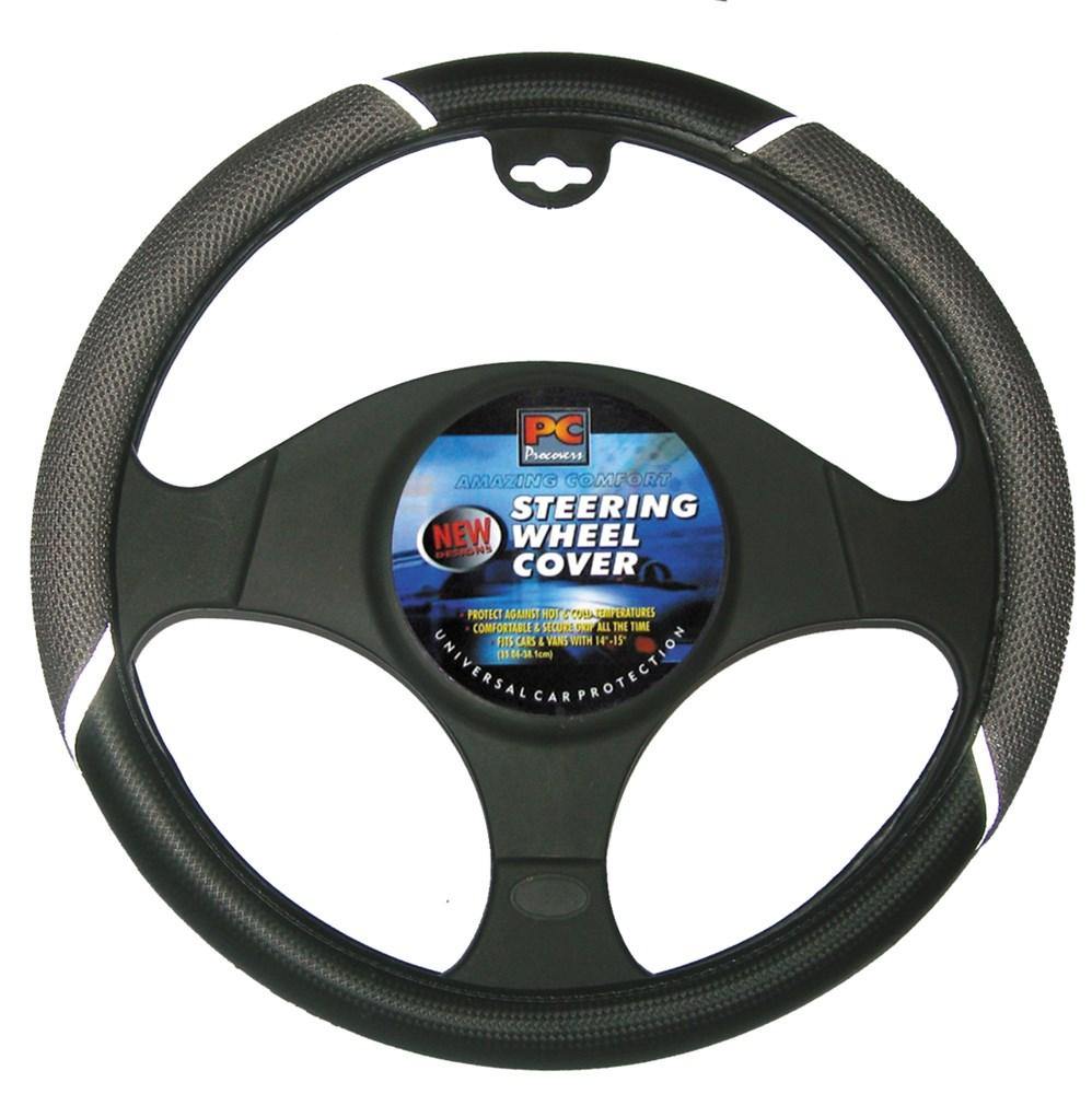 38cm Breathe Free Anti-Slip Steering Wheel Cover - Protects your steering wheel from scratches -  Stylish design that adds comfort and style -  Hides scuffs from damaged wheels -  Great for long distance driving -  Made from durable top quality materialStarting as a one-man operation in 1984