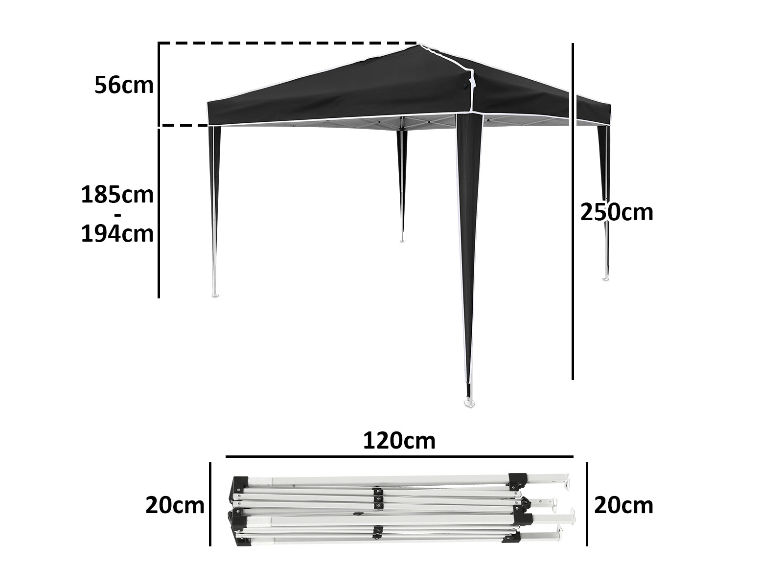 3X3M Pop Up Gazebo PR5109 1 Gazebos NZ DEPOT 3