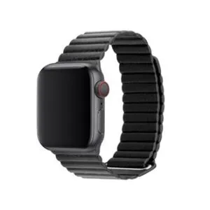 3sixT Apple Watch Band - Leather Loop - 42/44mm - Black - NZDEPOT