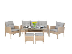 6PC Outdoor Dining Set PR8756 Outdoor Furniture NZ DEPOT