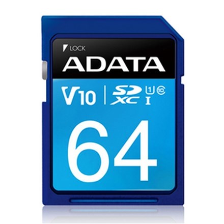 ADATA Premier UHS-I V10 SDXC Card 64GB - NZDEPOT