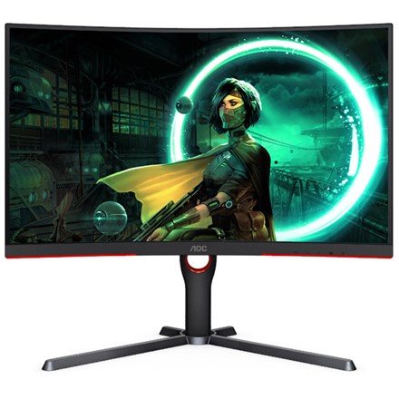 AOC CQ27G3S 27" Curved 2560x1440 HDMI DP 165Hz Ergo Monitor - NZDEPOT