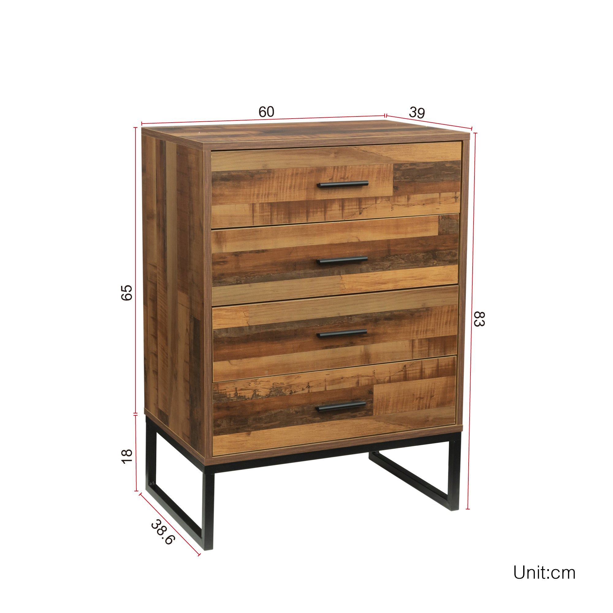 Amor 4 Drawer Tallboy PR8455 Tallboys NZ DEPOT 8 1