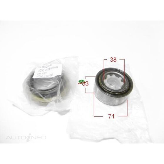 Bmw X5 Front Wheel Bearing Kit - Sas-Wb217K - Nz Depot