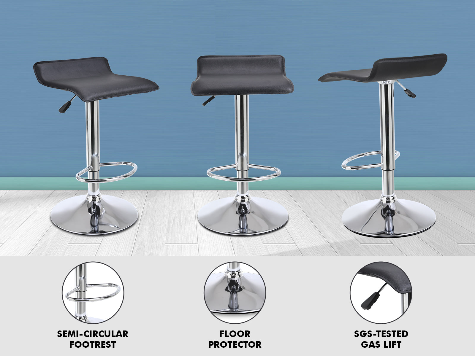 Bar Stool X 2 Pr6536 Bar Stools Nz Depot 3 - Nz Depot