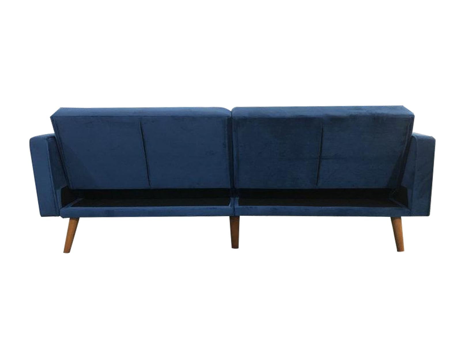 Berman Futon Sofa Bed Velvet PR8882 Sofas Sectionals Sofa Beds NZ DEPOT 6