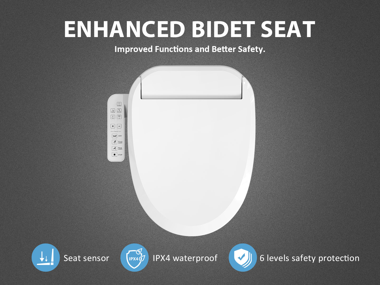 Bidet Toilet Seat Electric Non Remote Pr6031 Throws Nz Depot 8 - Nz Depot