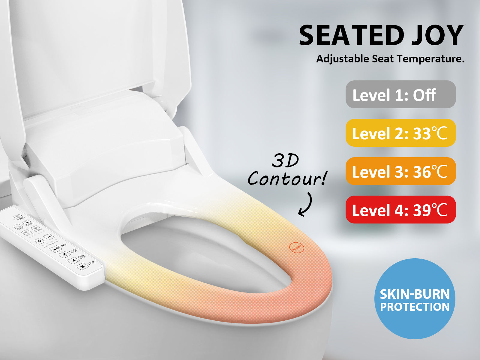 Bidet Toilet Seat Electric Non Remote Pr6031 Throws Nz Depot 9 - Nz Depot