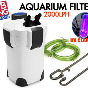 Canister External Filter Uv Aquarium Pump 2000L/H