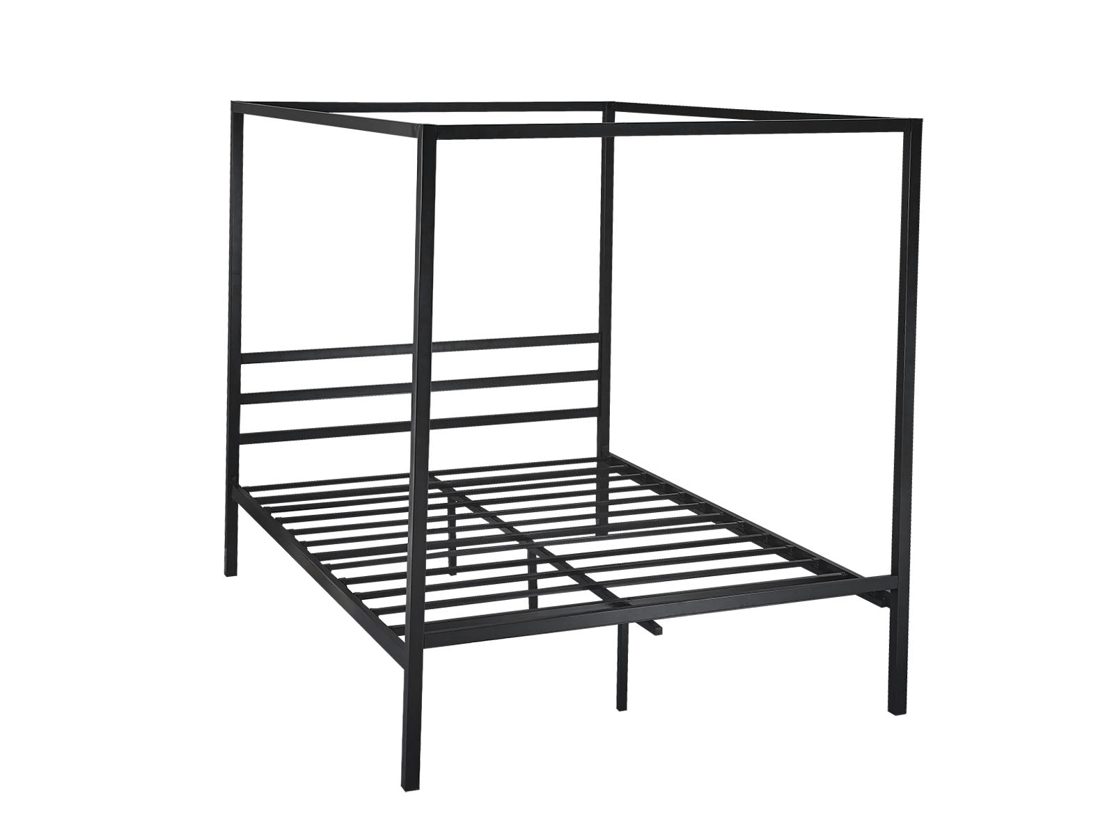 Canopy Bed Frame Black Queen Size Pr6205 Bed Frames Nz Depot 3 - Nz Depot