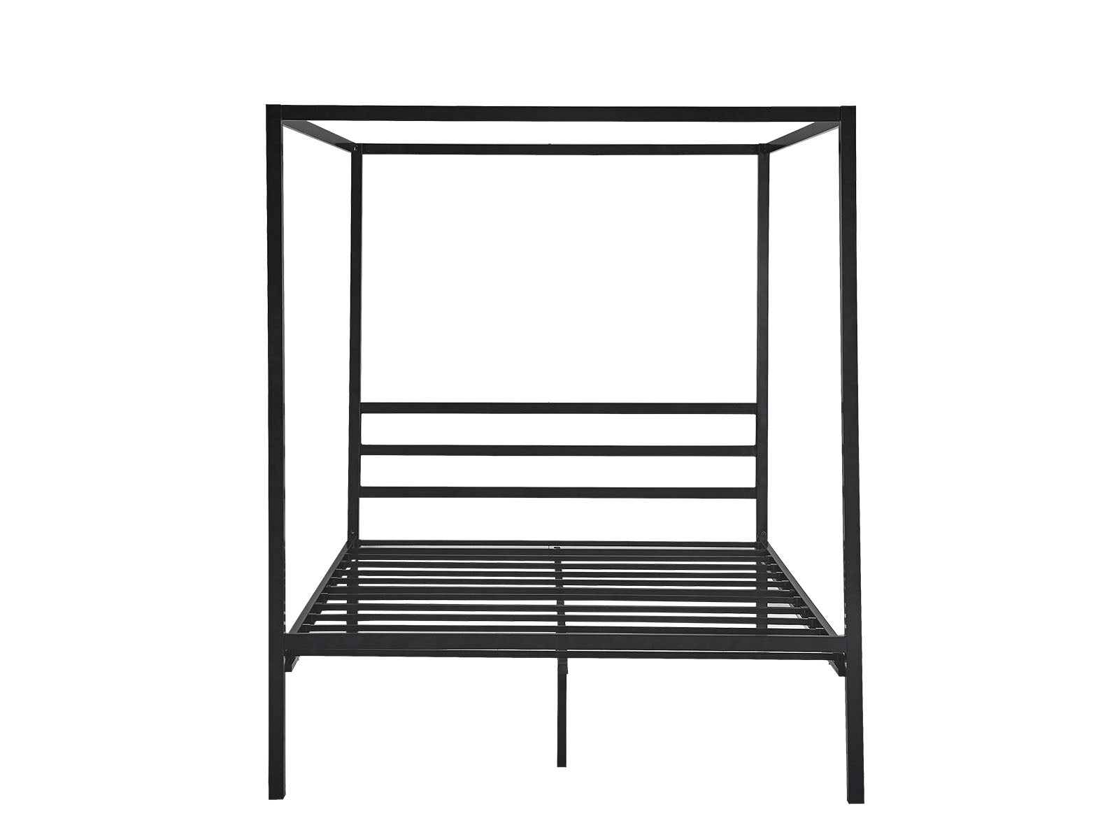 Canopy Bed Frame Black Queen Size Pr6205 Bed Frames Nz Depot 4 - Nz Depot