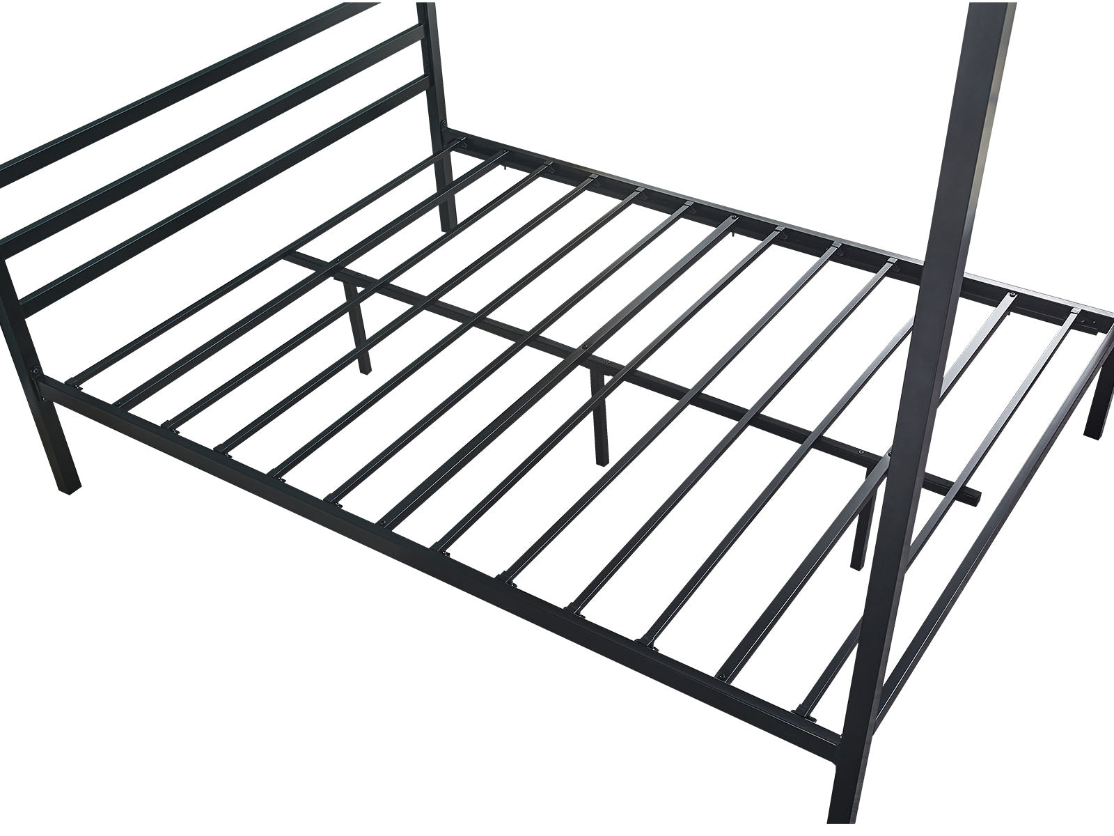 Canopy Bed Frame Black Queen Size Pr6205 Bed Frames Nz Depot 5 - Nz Depot