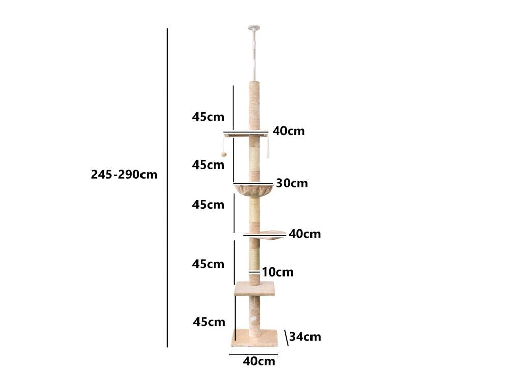 Cat Tree 290Cm Pr8028 Bedding Nz Depot 8 - Nz Depot