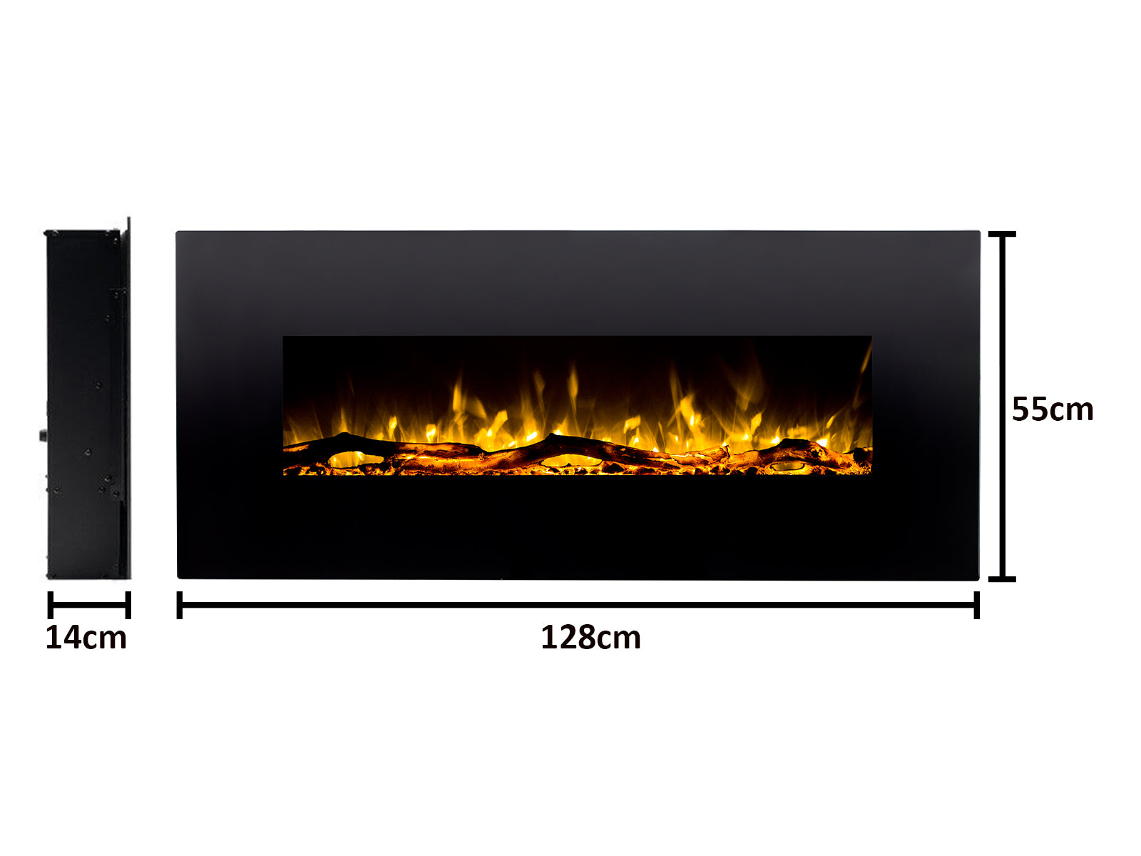 Electric Fireplace Wall Mounted With Remote 50 Pr9040 Wall Heater Nz Depot 3 - Nz Depot