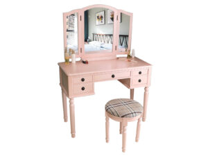 Eloise Dressing Table Set Pink PR9301 Dressing Tables NZ DEPOT