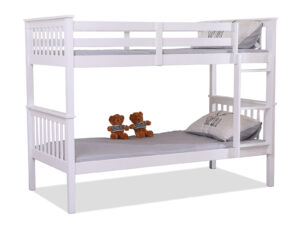 Enkel Bunk Bed White PR9240 Bed Frames NZ DEPOT