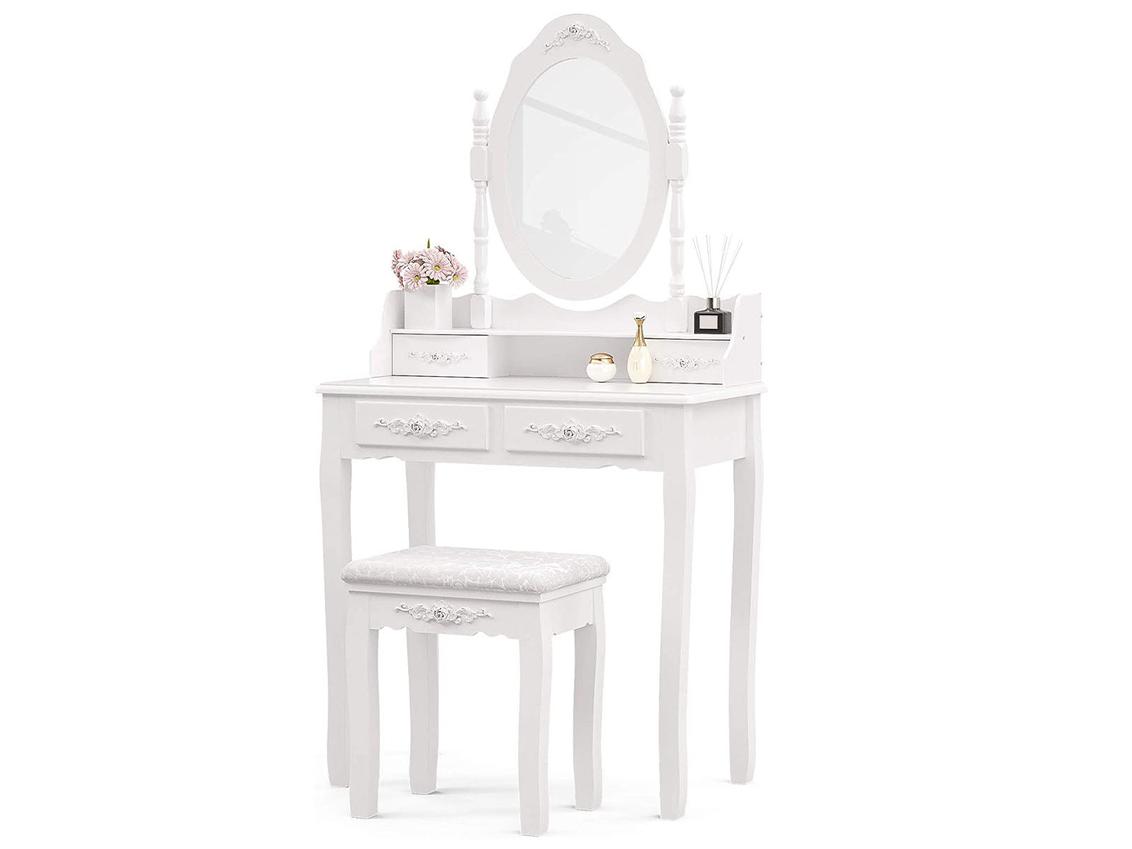 Freda Dressing Table Set Pr8033 Dressing Tables Nz Depot 5 - Nz Depot