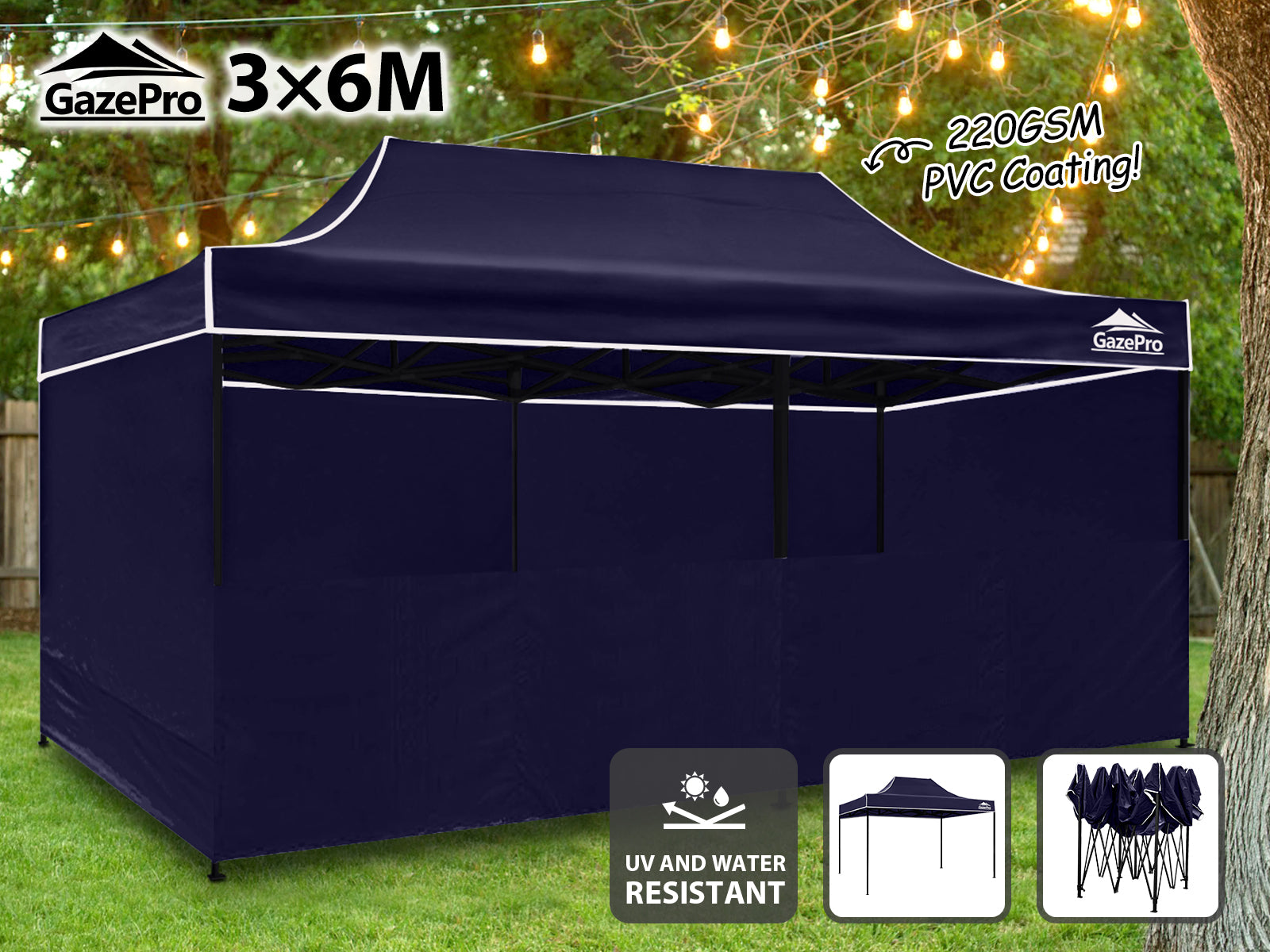 Gazebo 3X6M Pr5106 2 Gazebos Nz Depot 4 - Nz Depot