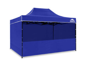 Gazebo C Silver Coated Roof 3X4.5M Blue Pr9258 Gazebos Nz Depot - Nz Depot