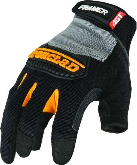 Ironclad Framer Glove – 1 x Pair The Framer™ offers open finger dexterity while providing outstanding protection and durability for the rest of your hand. This glove offers the rugged protection of Duraclad® with dexterity only a fingerless glove can offer. DURACLAD® REINFORCEMENTS 8X more durable than normal synthetic leather HYBRID CUFF SYSTEM Secure fit with built in quick release safety feature TPR CUFF PULLER Get your glove in the proper position faster TERRY CLOTH SWEAT WIPE Conveniently located on the back of the thumb -Synthetic leather palm and finger sidewalls -TPR knuckle protection -100% machine washable : hang dry BEST USES Framing