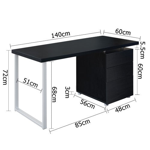 Katrina Study Table Jerome Office Chair PR6846 Desks NZ DEPOT 5