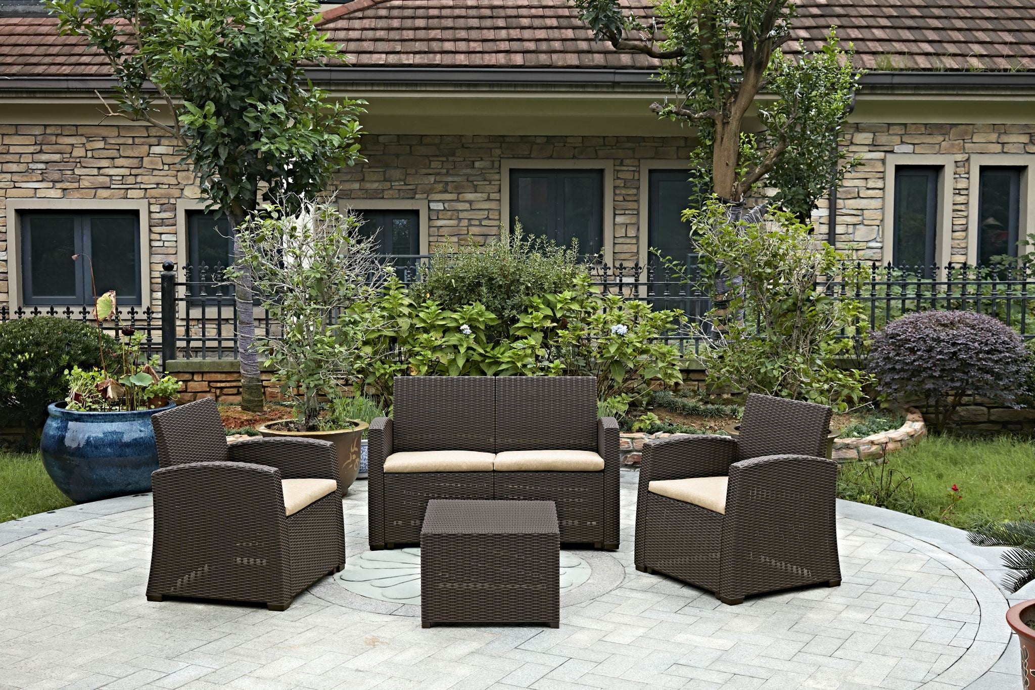 Kola 4PC Outdoor Lounge PR8738 Outdoor Furniture NZ DEPOT 3