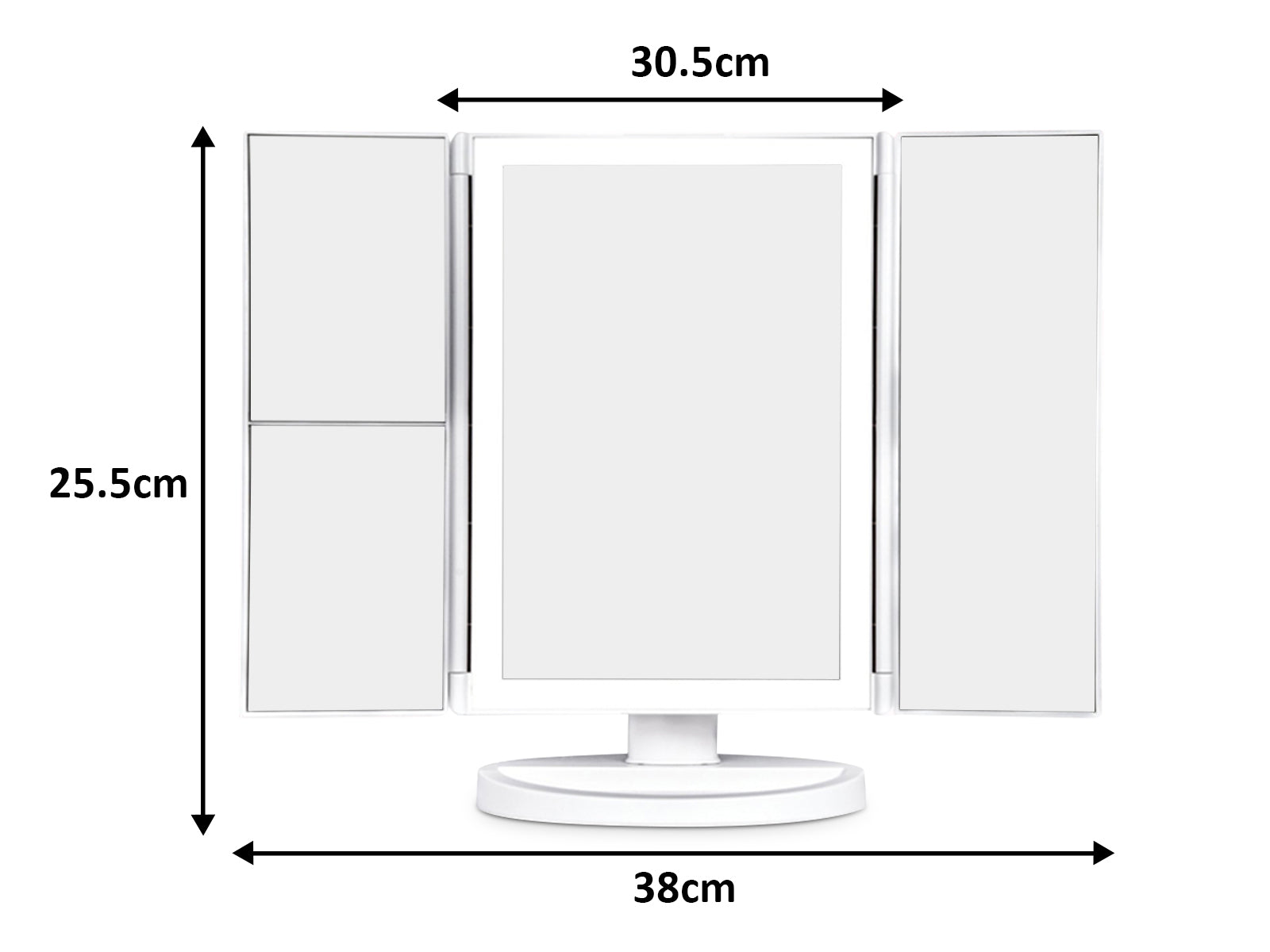 Led Tabletop Make Up Mirror