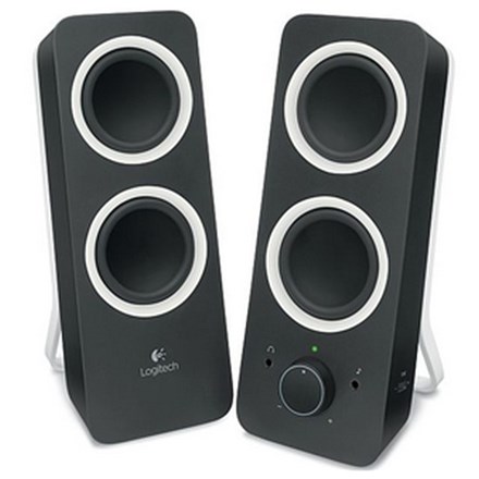 Logitech Z200 Black 2.0 Channel 5W Multimedia Speakers - NZDEPOT