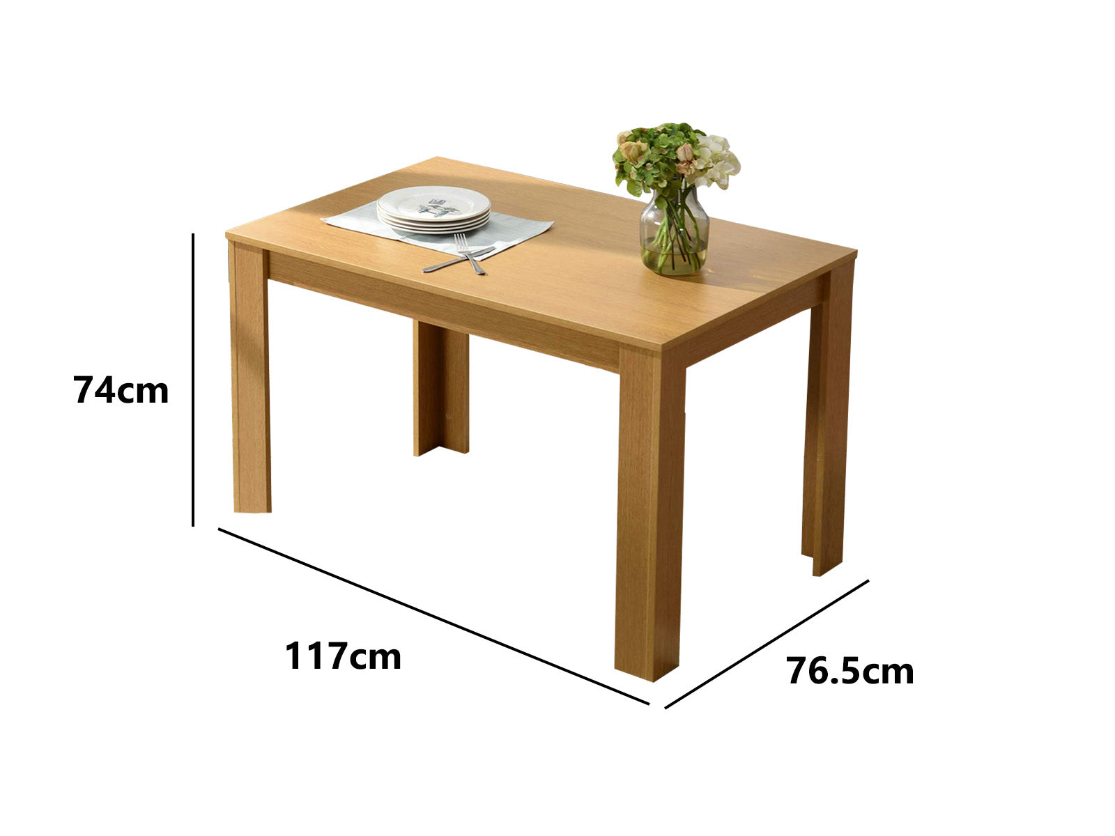 Melinsa Wooden Dining Set PR9437 Dining Tables NZ DEPOT 7