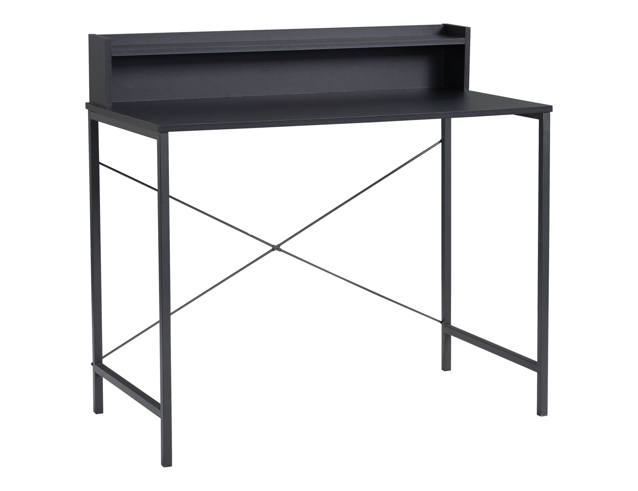 Metal Desk With Shelf Black Pr8773 Desks Nz Depot 4 - Nz Depot